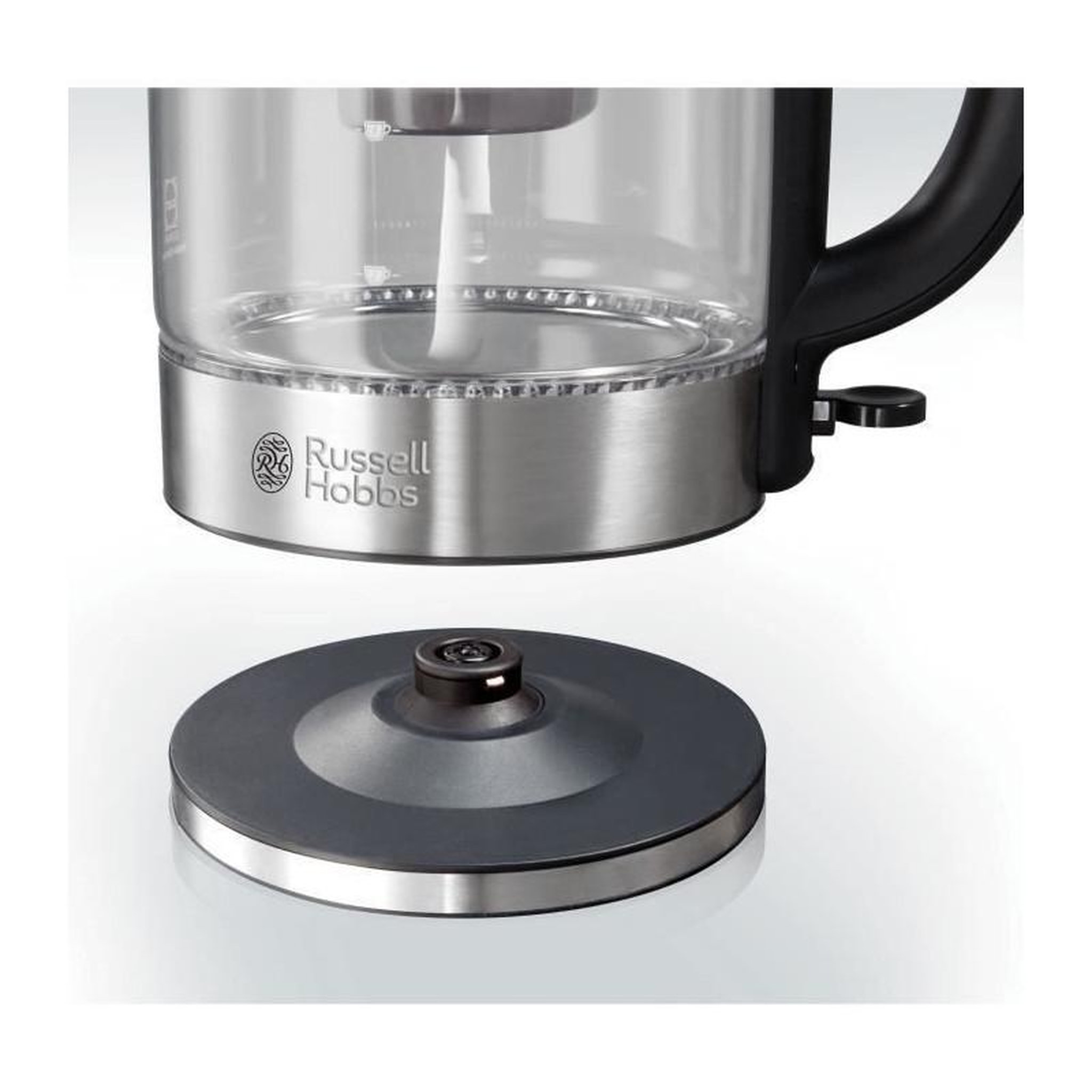 Voir la diapositive 2 : Russell Hobbs RUSSELL HOBBS 20760-57 - Bouilloire Clarity en verre avec filtration BRITA - 1 L - 2200 W
