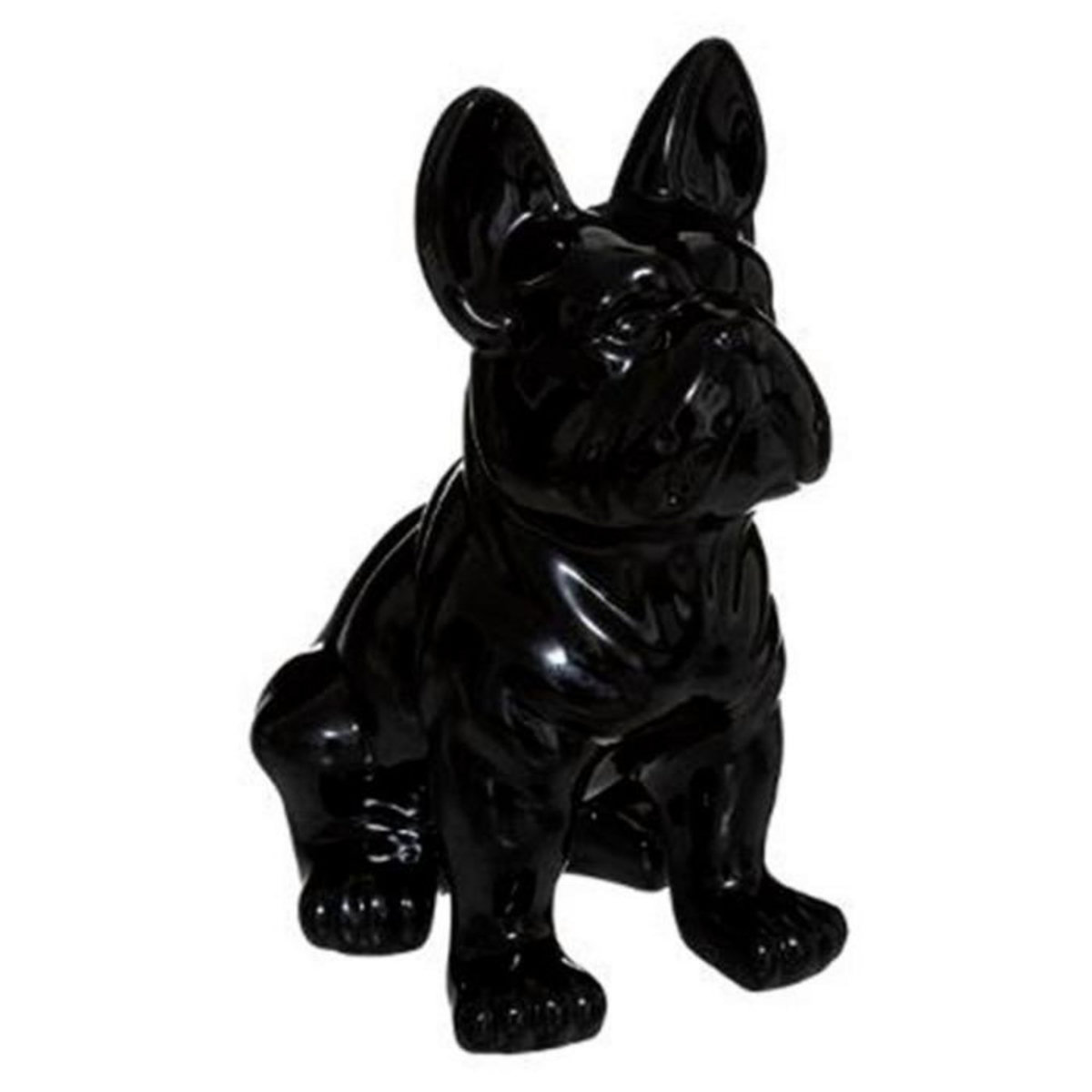 ATMOSPHERA Statuette Déco  Bulldog  22cm Noir
