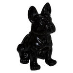 ATMOSPHERA Statuette Déco  Bulldog  22cm Noir