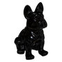 Voir la diapositive 1 : ATMOSPHERA Statuette Déco  Bulldog  22cm Noir