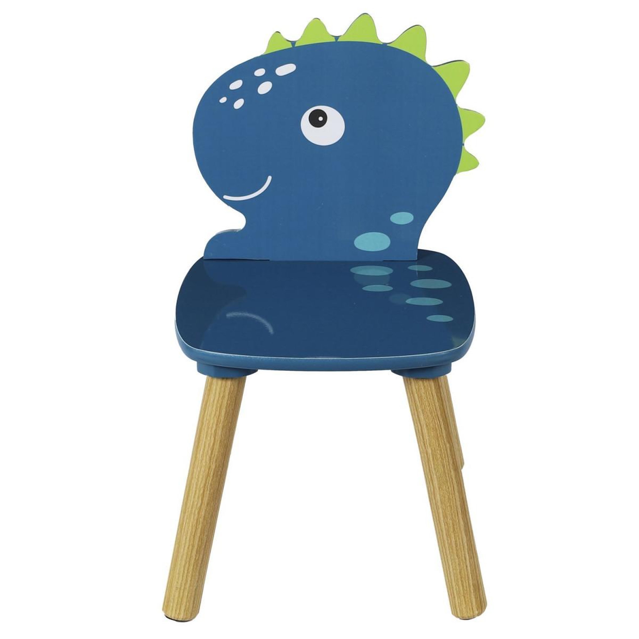 Voir la diapositive 4 : HOME DECO KIDS Table & 2 chaises enfant  dino  55cm bleu