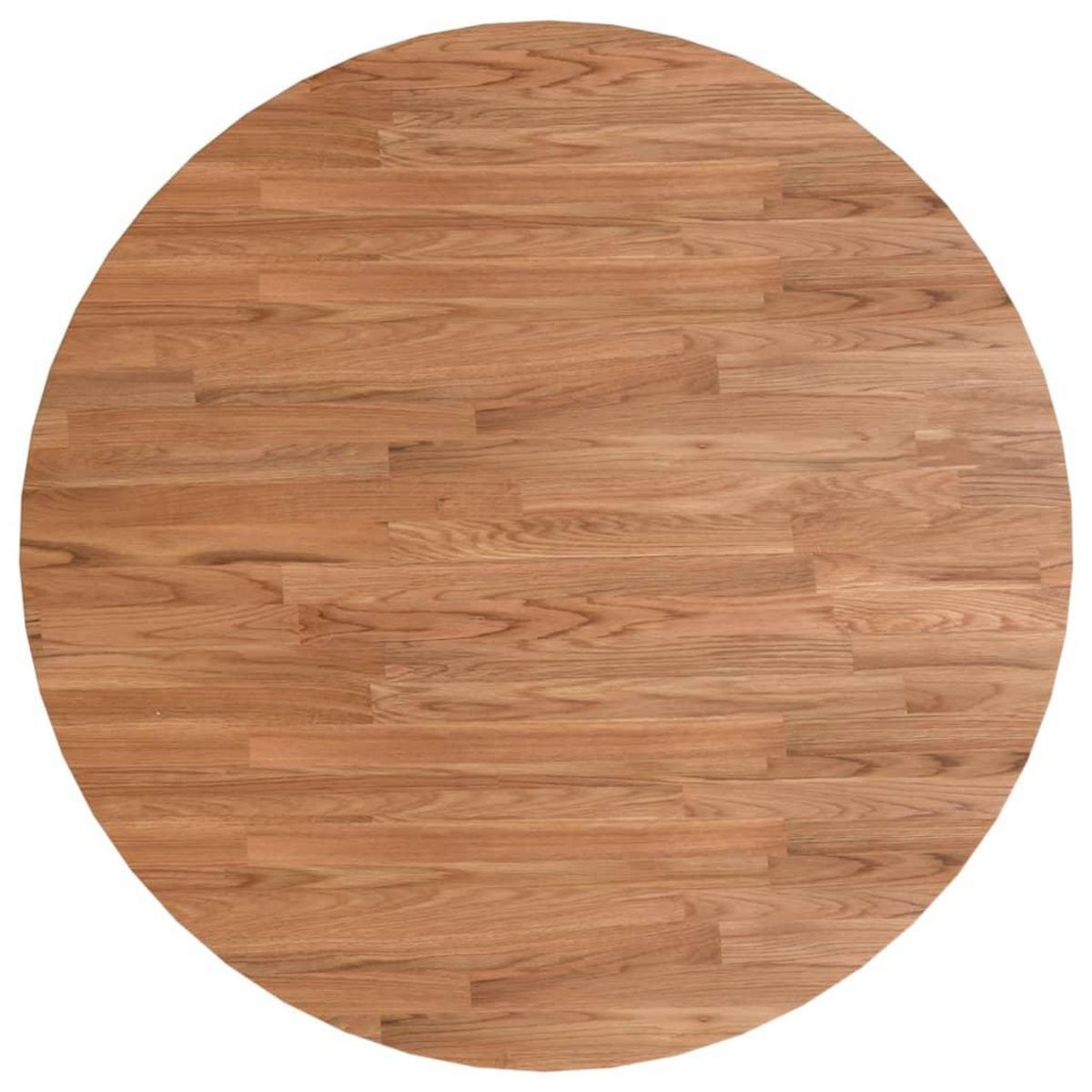 VIDAXL Dessus de table rond Marron clair Ø70x1,5 cm Bois chene traite