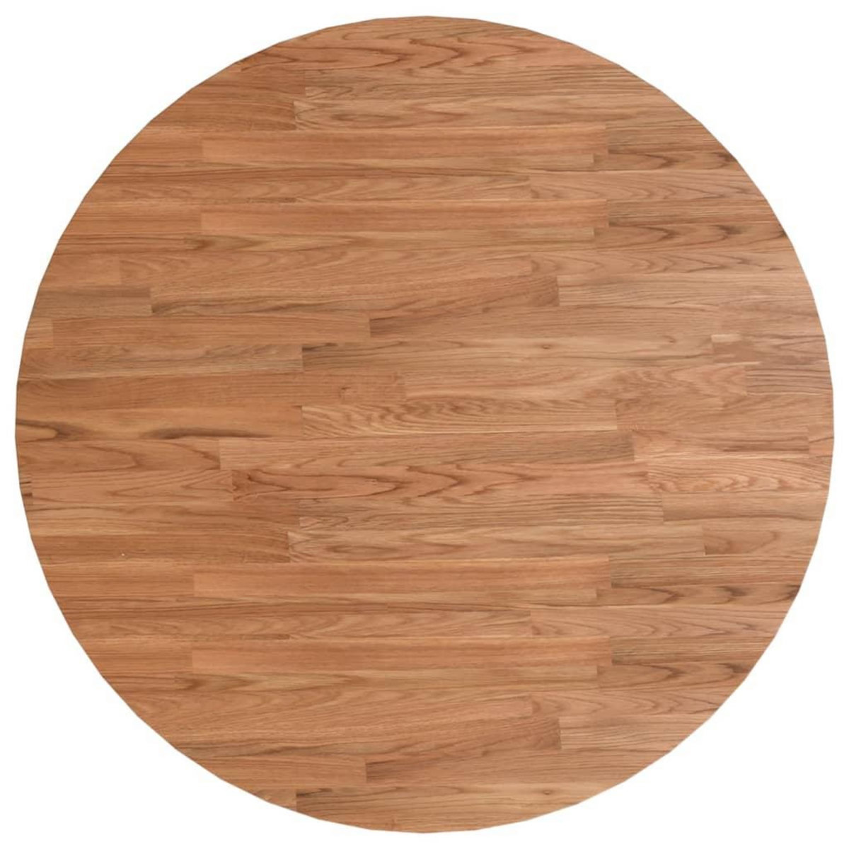 VIDAXL Dessus de table rond Marron clair Ø70x1,5 cm Bois chene traite