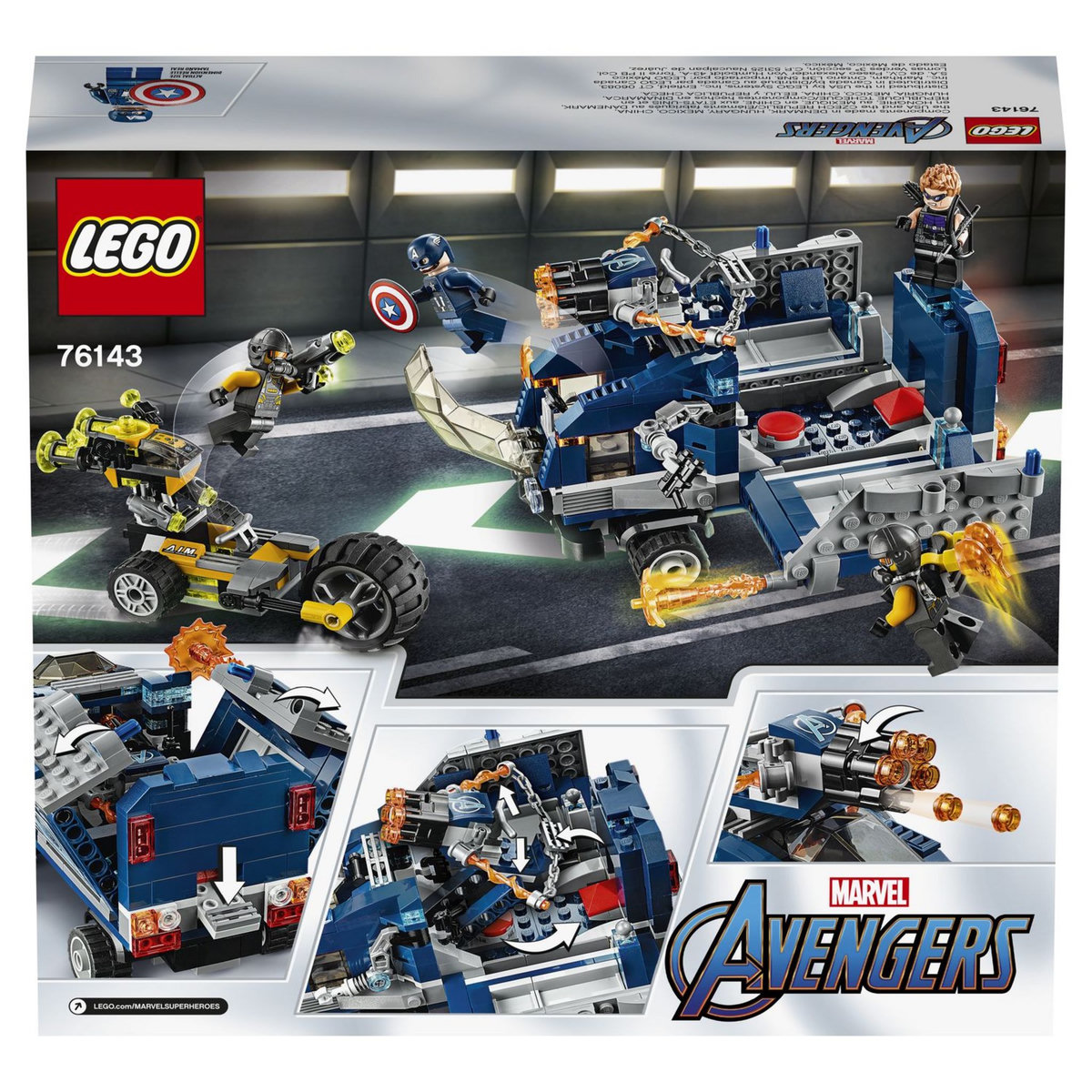 LEGO Super Héros Marvel 76143 - TBD L'attaque du camion des Avengers