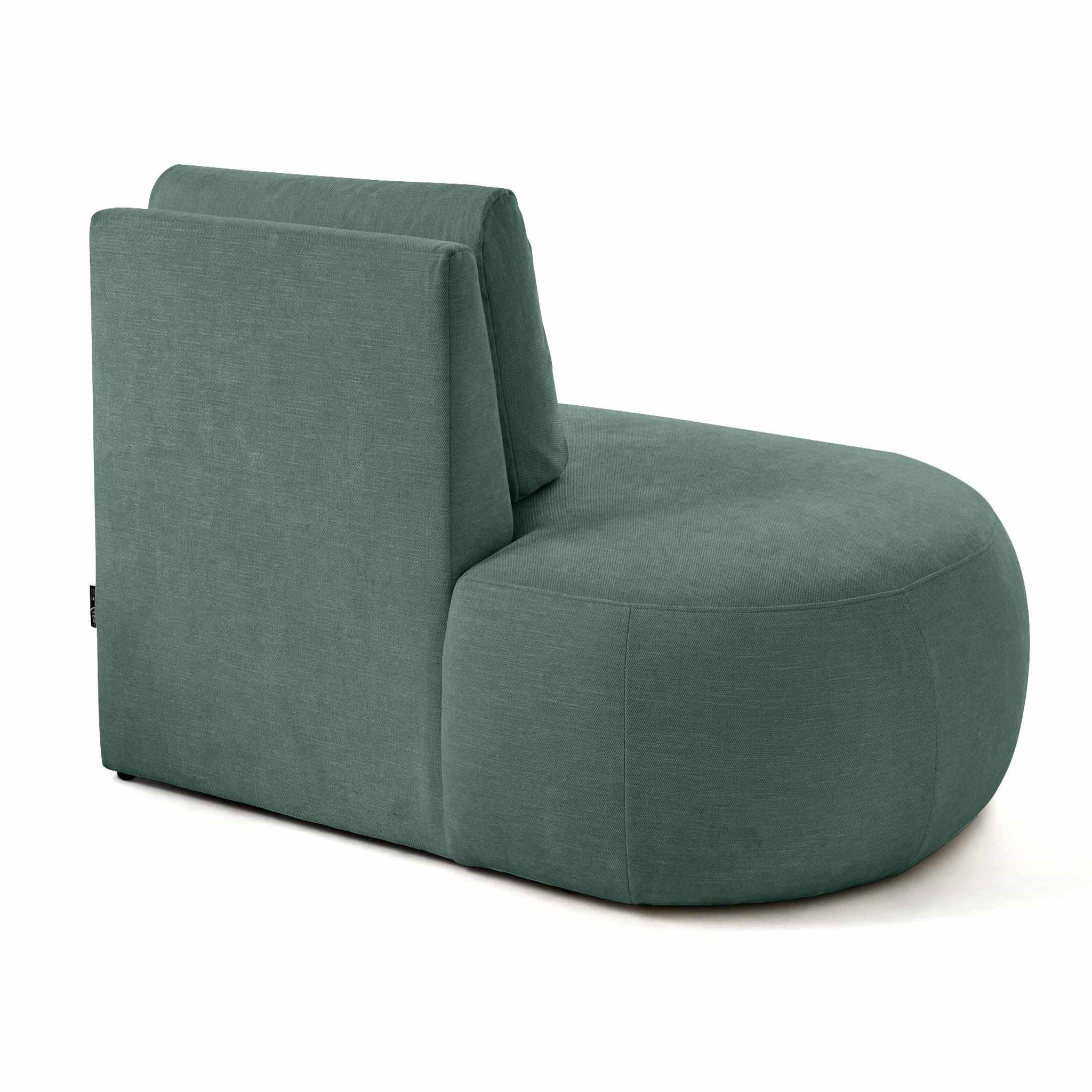 Voir la diapositive 5 : LISA DESIGN Santorini - module d'assise gauche - en tissu texturé