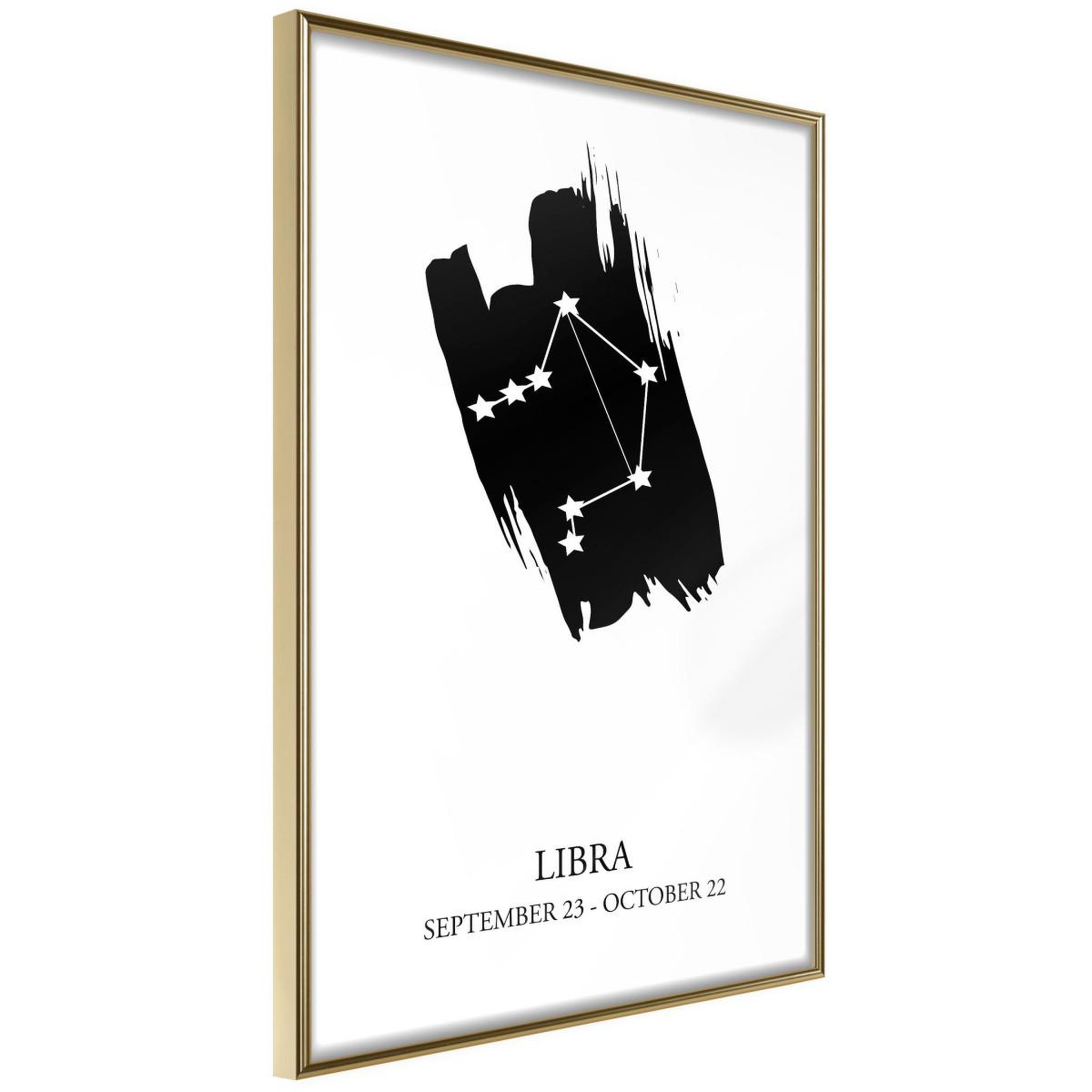Voir la diapositive 1 : Paris Prix Affiche Murale Encadrée  Zodiac Libra I
