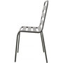 Voir la diapositive 4 : Habitat et Jardin Lot de 2 chaises de jardin en métal empilables  Bilbao  - Taupe