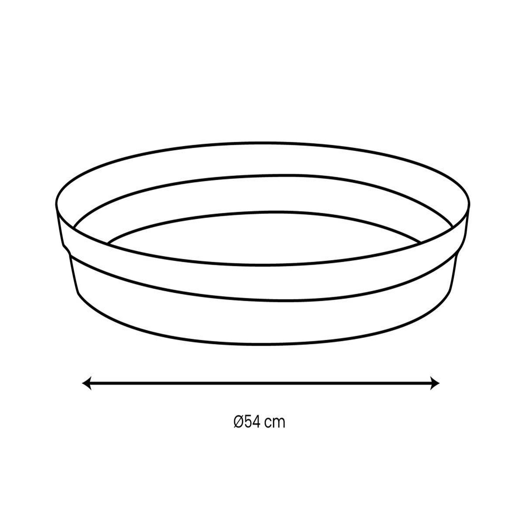 Eda Soucoupe Ø 54 cm pour pot Ø 80 cm - Vert laurier - Eda