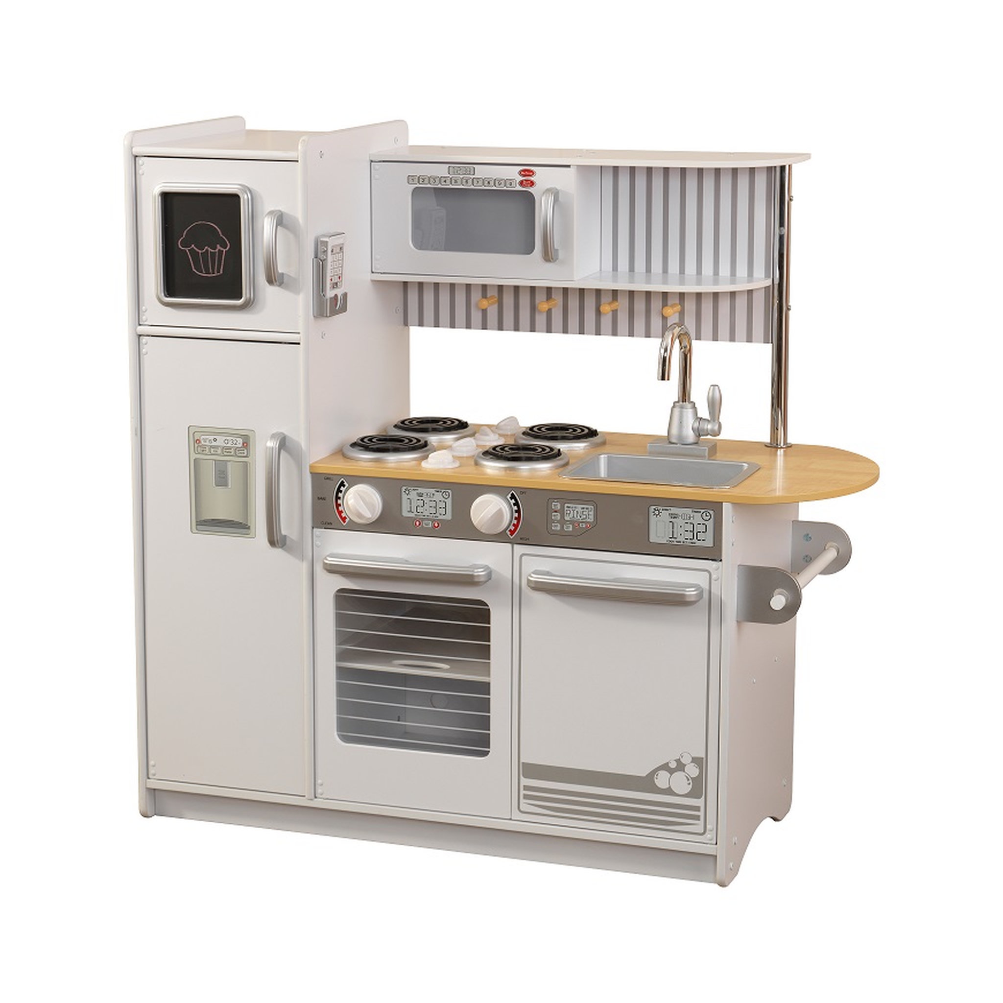 Voir la diapositive 1 : Kidkraft Cuisine enfant Uptown blanche en bois - Jouet d'imitation