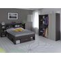 Voir la diapositive 3 : Kit dressing extensible CARGO,1 tiroir, L114-168xH187cm+ rideau