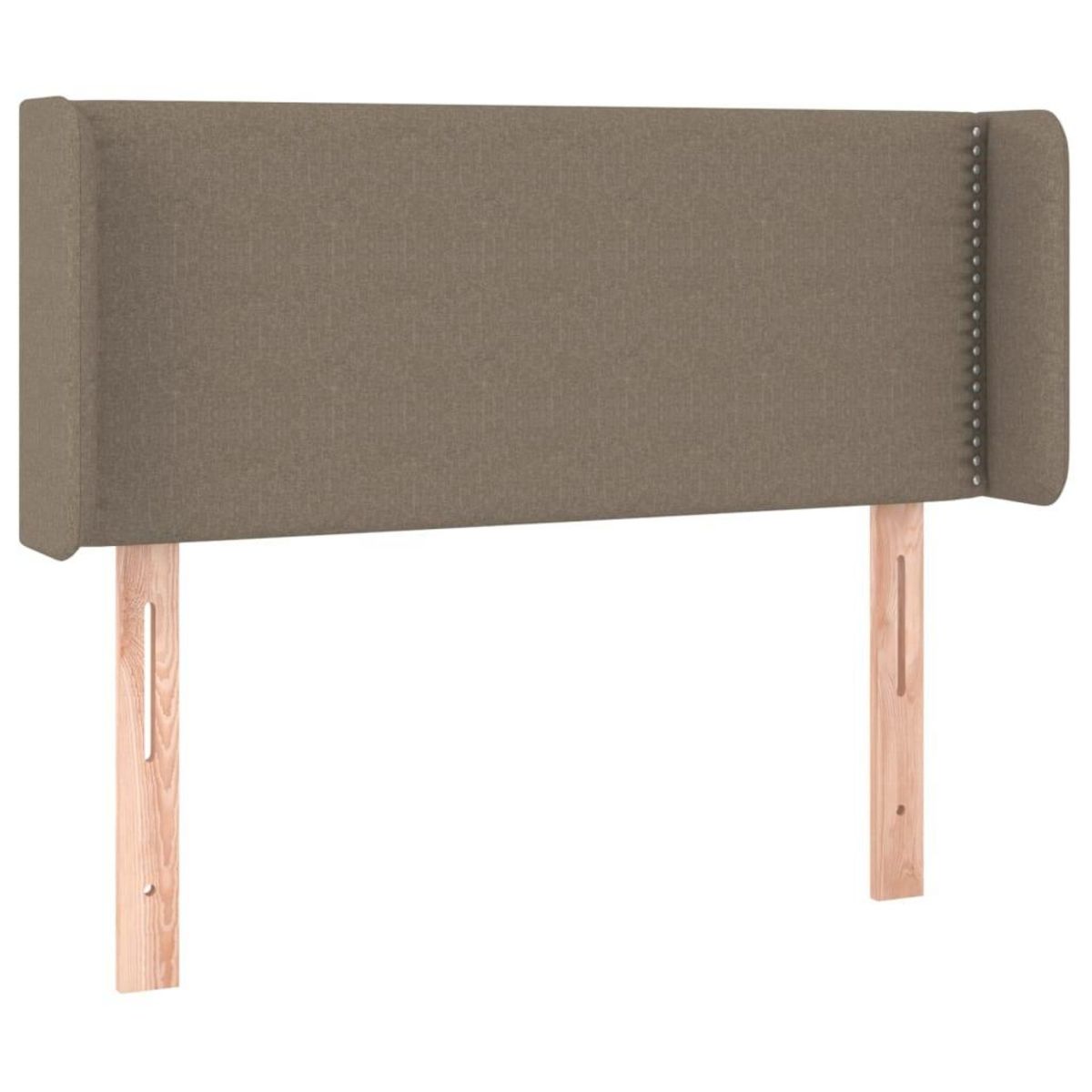 VIDAXL Tete de lit avec oreilles Taupe 83x16x78/88 cm Tissu