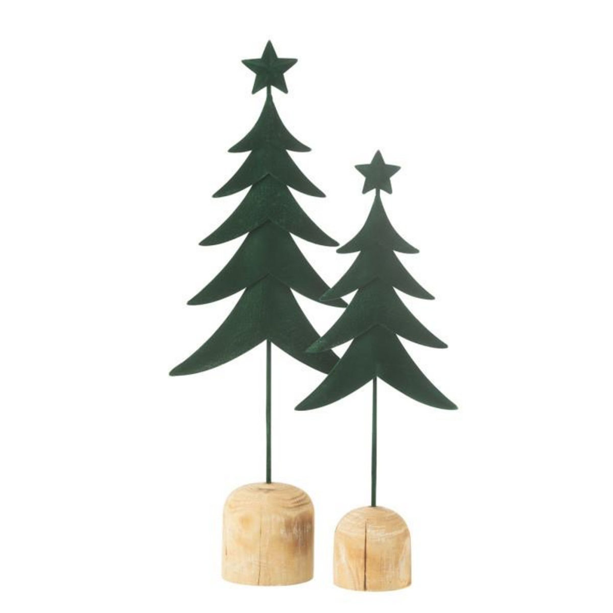 Paris Prix Sapin de Noël Déco sur Pied  Étoile  49cm Vert Foncé