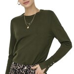 JACQUELINE DE YONG Pull  Femme JDY Maloun. Coloris disponibles : Vert