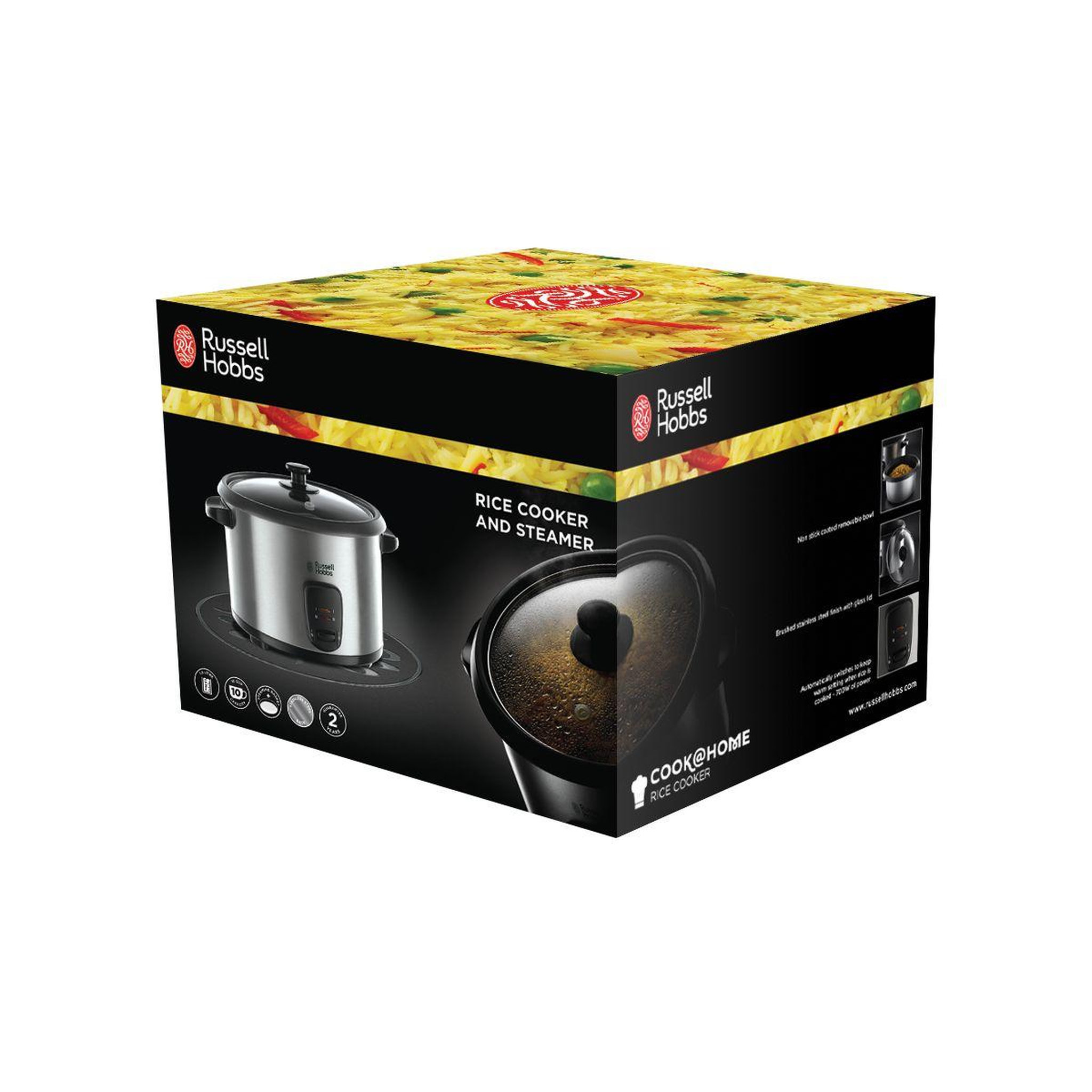 Voir la diapositive 2 : Russell Hobbs Cuiseur riz cook@home 19750-56