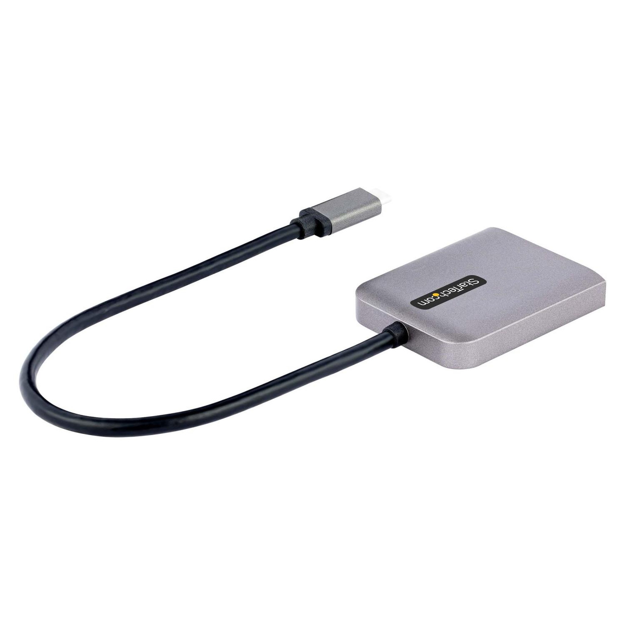 Voir la diapositive 3 : Startech Startech.com hub usb-c mst à 2 ports - adaptateur multi-moniteur usb type-c vers 2x displayport pour ordinateur portable - dual-dp jusqu'à 4k 60hz avec dp 1.4 alt mode & dsc - hdr - câble de 30 cm - windows uniquement