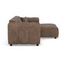 Voir la diapositive 3 : LISA DESIGN Curtis - canapé d'angle droit 4 places en simili