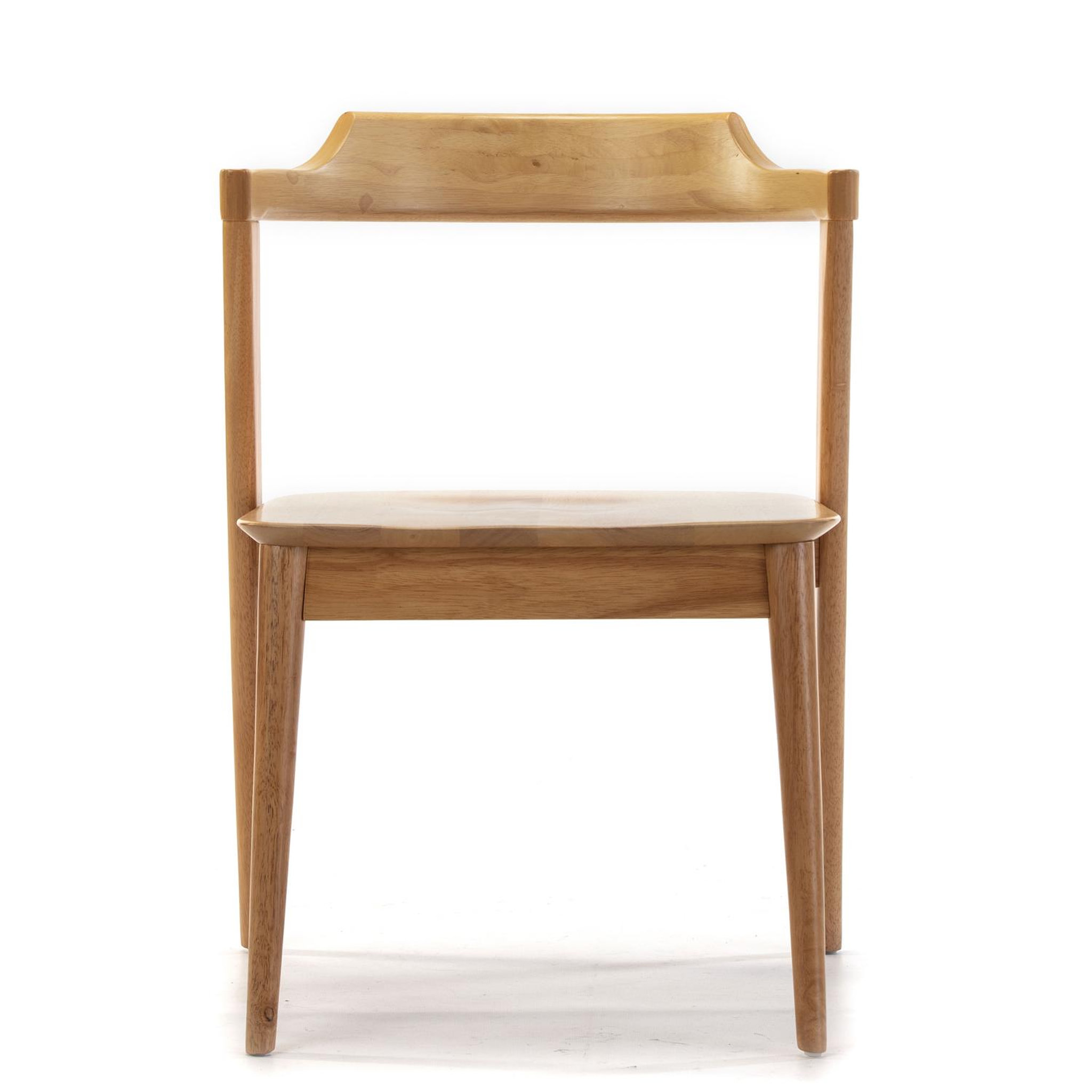 Voir la diapositive 2 : VS VENTA-STOCK Pack 2 chaises Venus, Couleur Chêne, Bois Massif, 58 cm x 57,5 cm x 76 cm