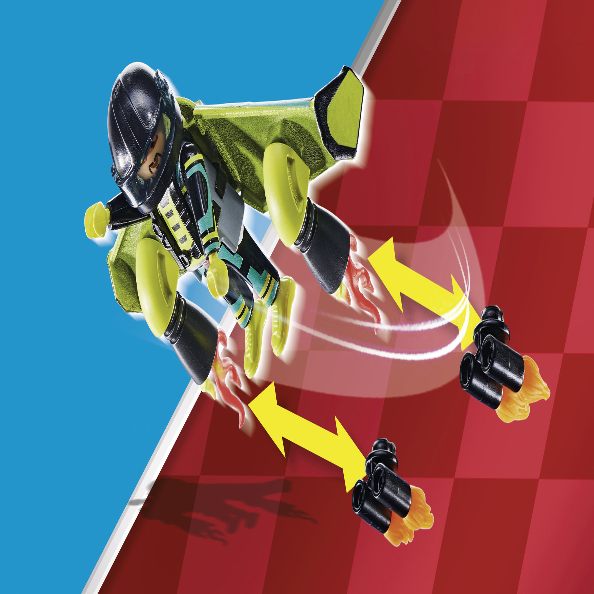 Voir la diapositive 3 : PLAYMOBIL 70834 - Air Stuntshow Atelier de réparation