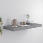 Voir la diapositive 1 : VIDAXL Etagere murale flottante gris 60x23,5x3,8 cm MDF