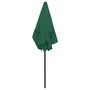 Voir la diapositive 5 : VIDAXL Parasol de plage vert 180x120 cm