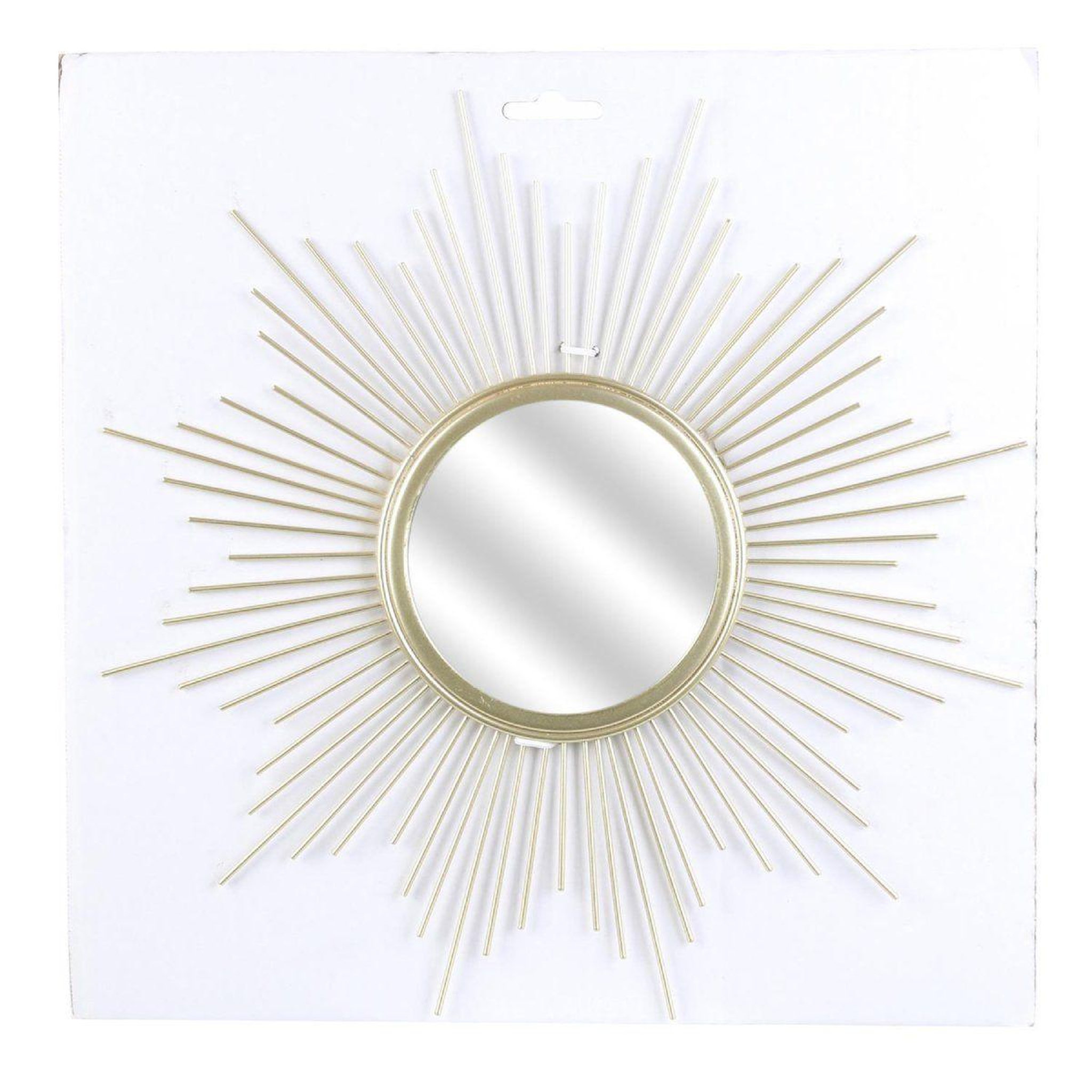 Voir la diapositive 5 : The Home Deco Factory Miroir Mural  Soleil  32cm Or