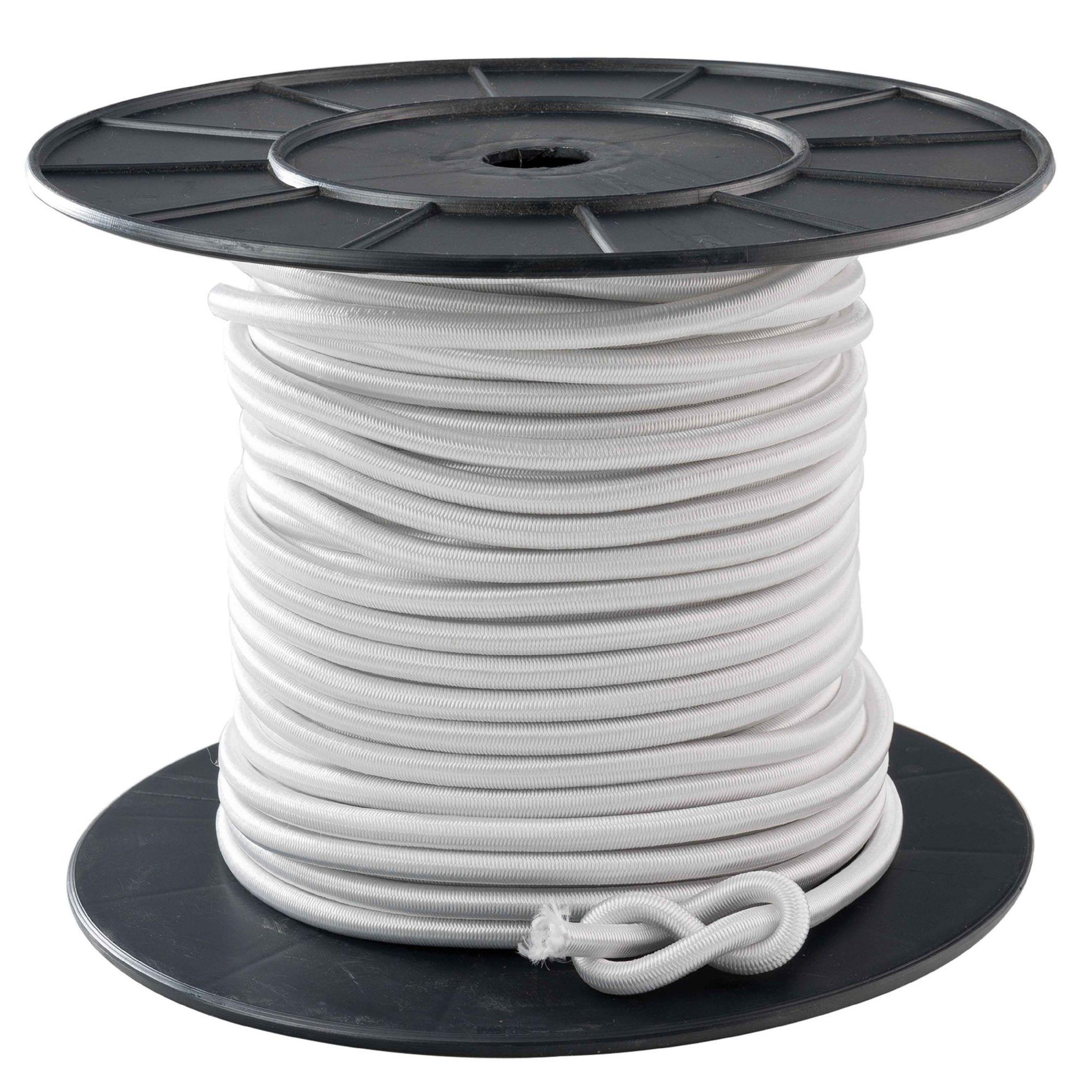 Voir la diapositive 2 : Corderies tournonaises Tendeur blanc 10 mm x 40 mètres sur bobine