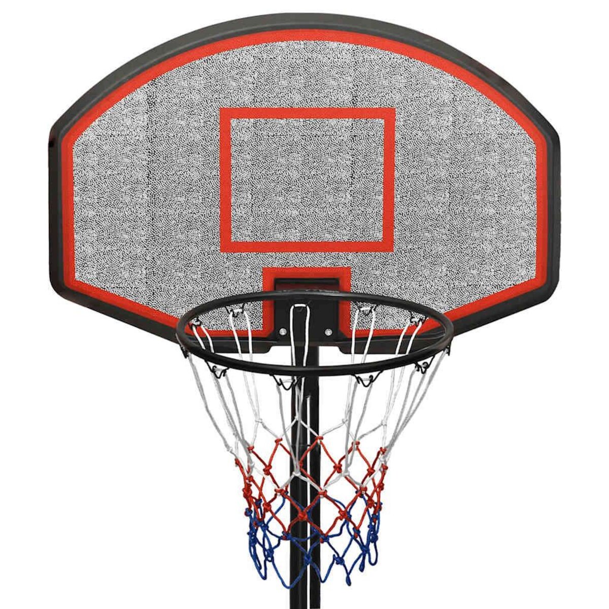 VIDAXL Support de basket-ball Noir 237-307 cm Polyethylene