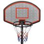 Voir la diapositive 5 : VIDAXL Support de basket-ball Noir 237-307 cm Polyethylene