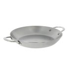 De buyer Poêle ronde acier 2 anses 28cm - 5652.28