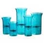 Voir la diapositive 4 : Paris Prix Photophore Étroit en Verre  Tarifa  34cm Bleu Azur