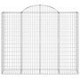 Voir la diapositive 4 : VIDAXL Paniers a gabions arques 30 pcs 200x50x160/180 cm Fer galvanise