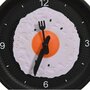 Voir la diapositive 5 : VIDAXL 325164 Wall Clock with Fried Egg Pan Design 18,8 cm