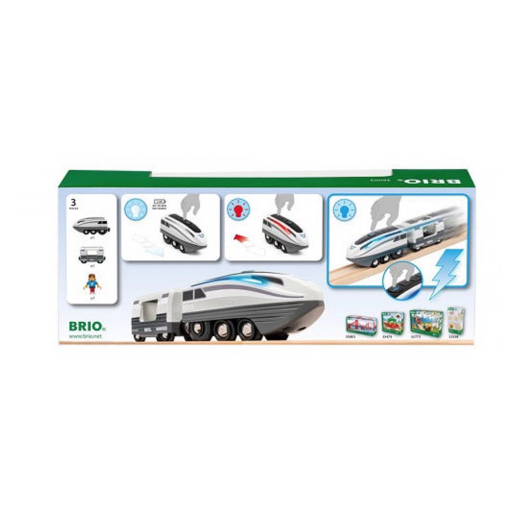 Voir la diapositive 2 : Brio 36003 Locomotive a piles Super rapide