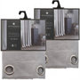 Voir la diapositive 1 : TOILINUX Lot de 2 Rideaux occultants Elena en Polyester