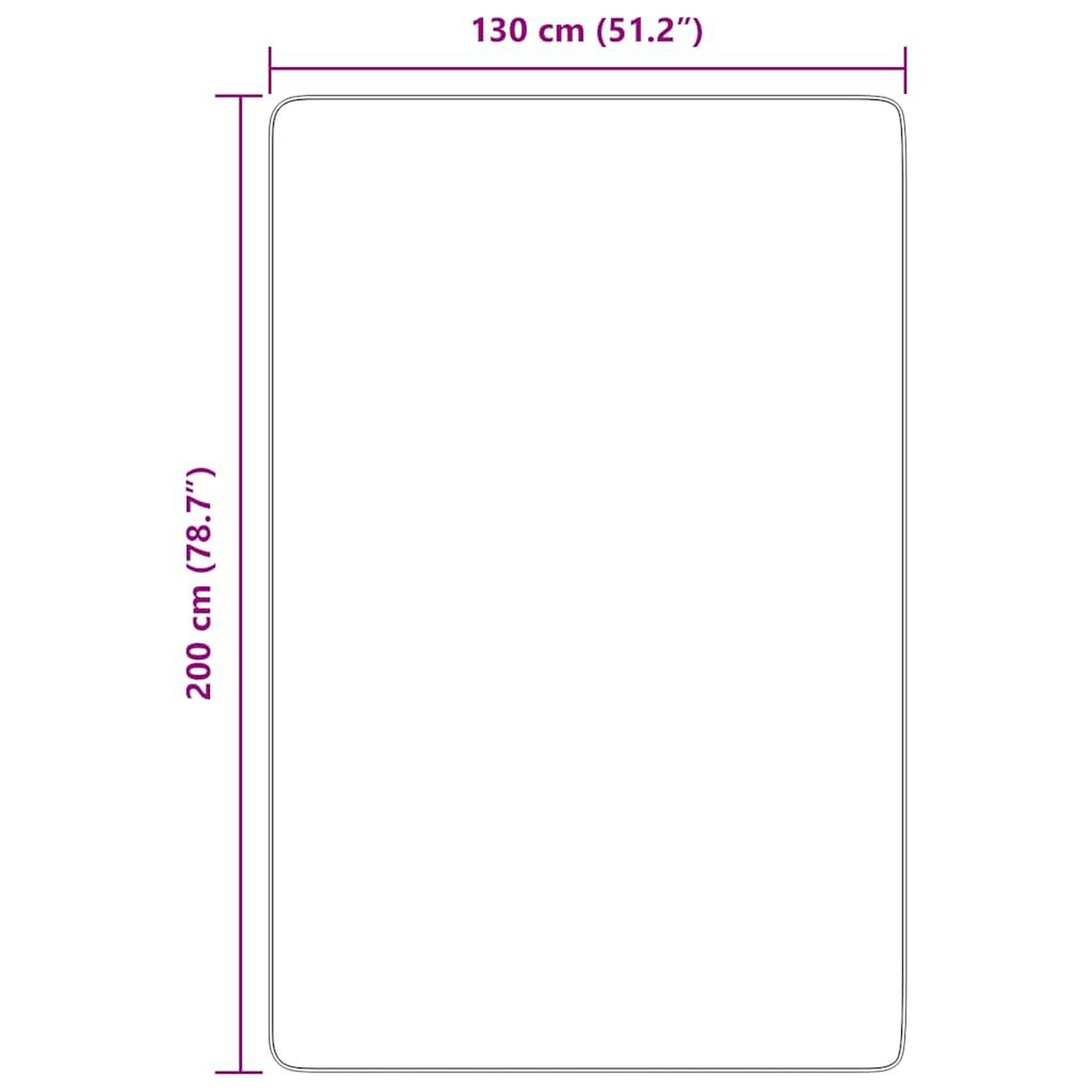 Voir la diapositive 6 : VIDAXL Tapis Shaggy a poils longs NAVARRA gris fonce 130x200 cm