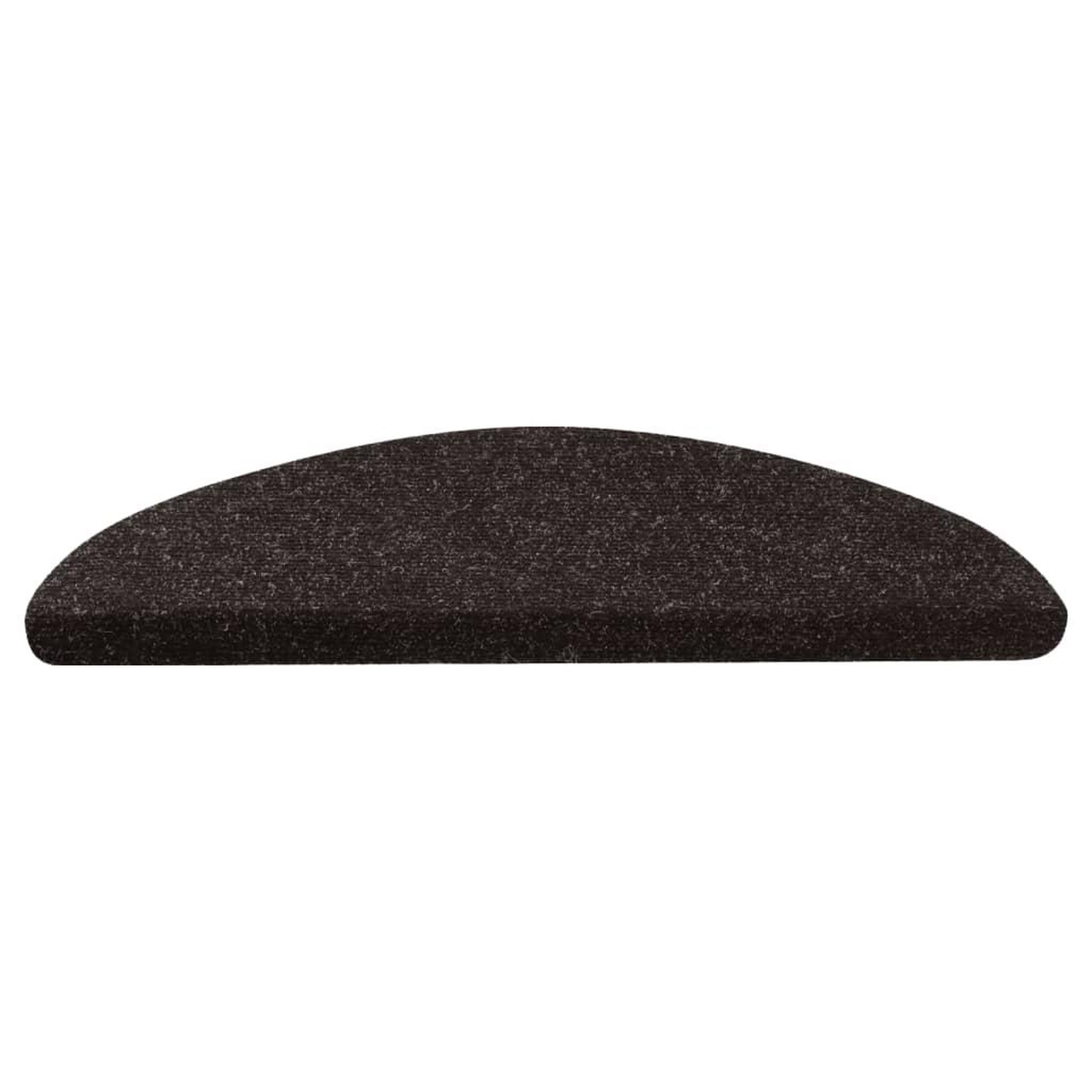 Voir la diapositive 4 : VIDAXL Tapis d'escalier autocollants 15 pcs 56x17x3 cm Anthracite