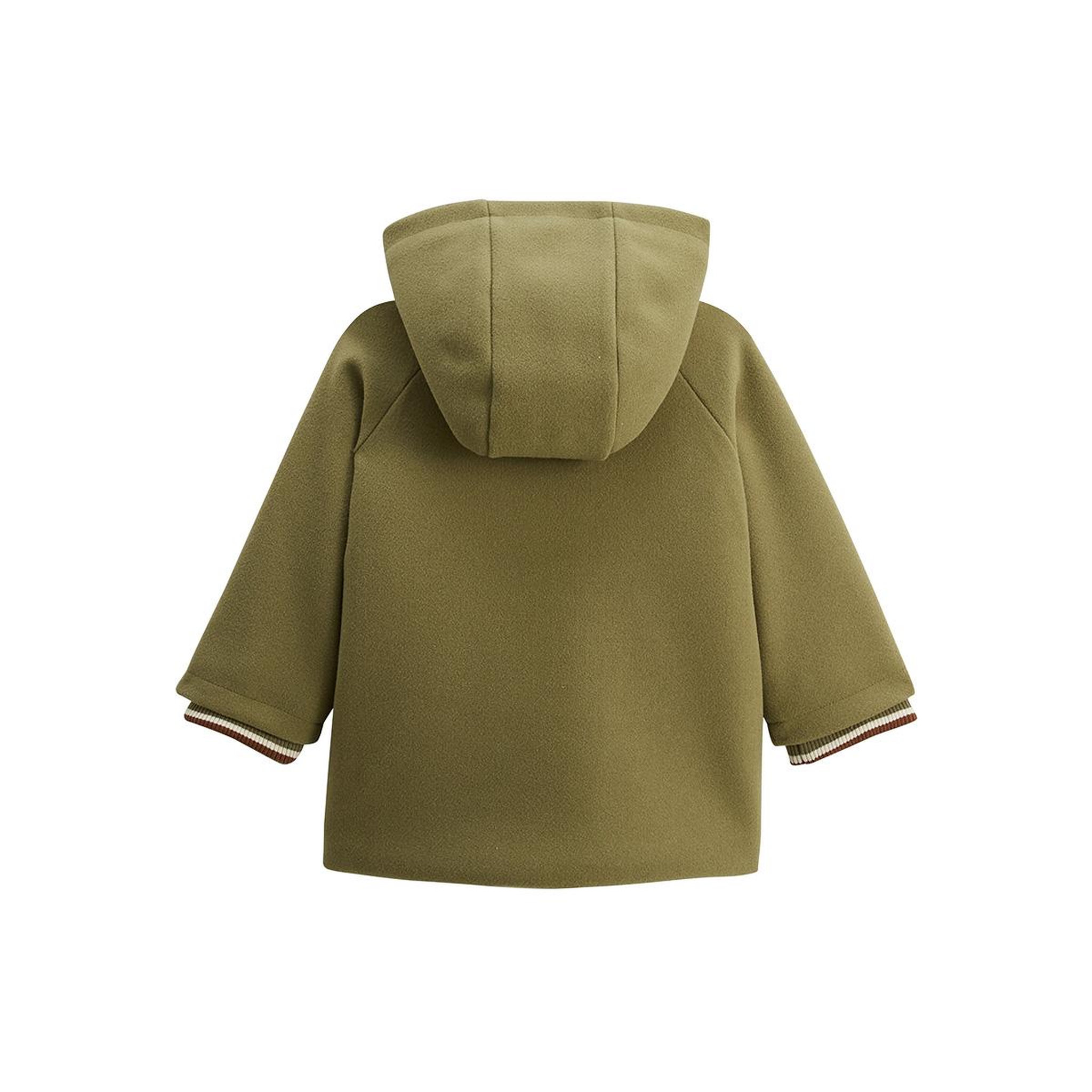 Voir la diapositive 4 : Petit Béguin Manteau enfant doublé sherpa avec capuche Gustin
