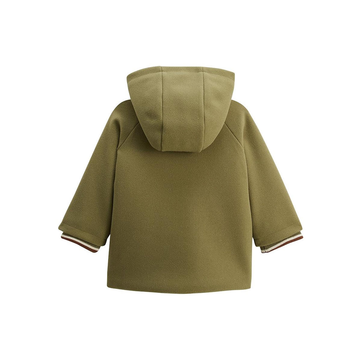 Petit Béguin Manteau enfant doublé sherpa avec capuche Gustin