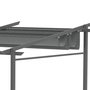 Voir la diapositive 6 : OUTSUNNY Pergola rétractable 3,97L x 2,95l x 2,3H m structure alu. métal époxy polyester gris