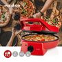 Voir la diapositive 2 : NEDIS Four à Pizza électrique portable 1800W Minuterie NEDIS