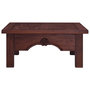 Voir la diapositive 4 : VIDAXL Table basse Marron classique 68x68x30 cm Bois d'acajou massif