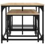 Voir la diapositive 5 : VIDAXL Tables basses gigognes 3 pcs chene sonoma bois d'ingenierie