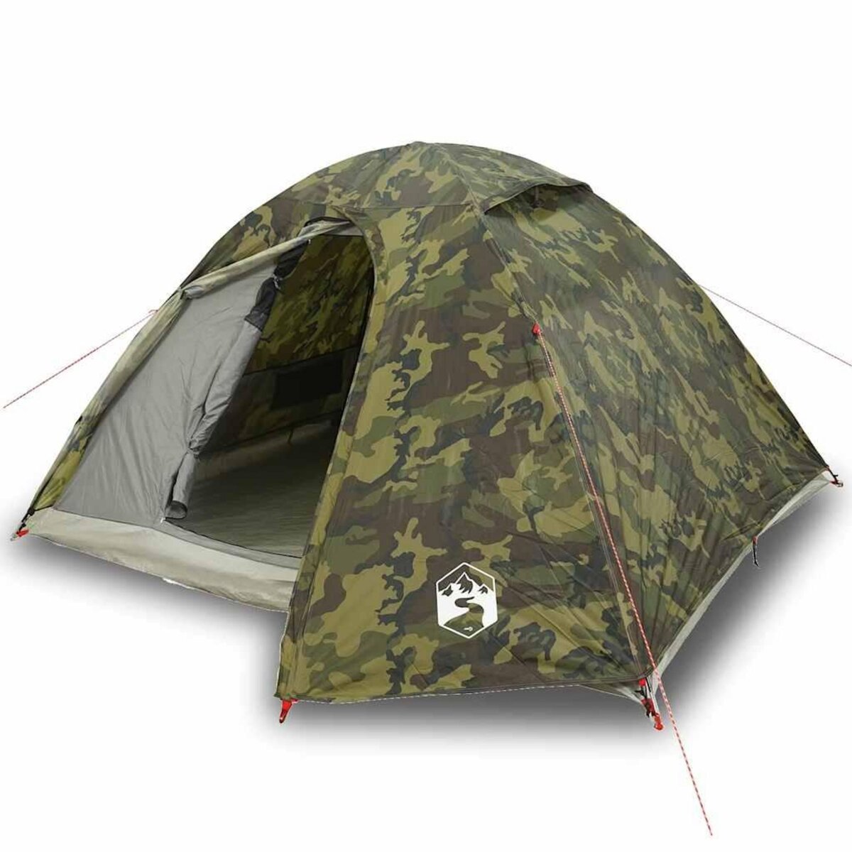 VIDAXL Tente de camping a dome 3 personnes camouflage impermeable