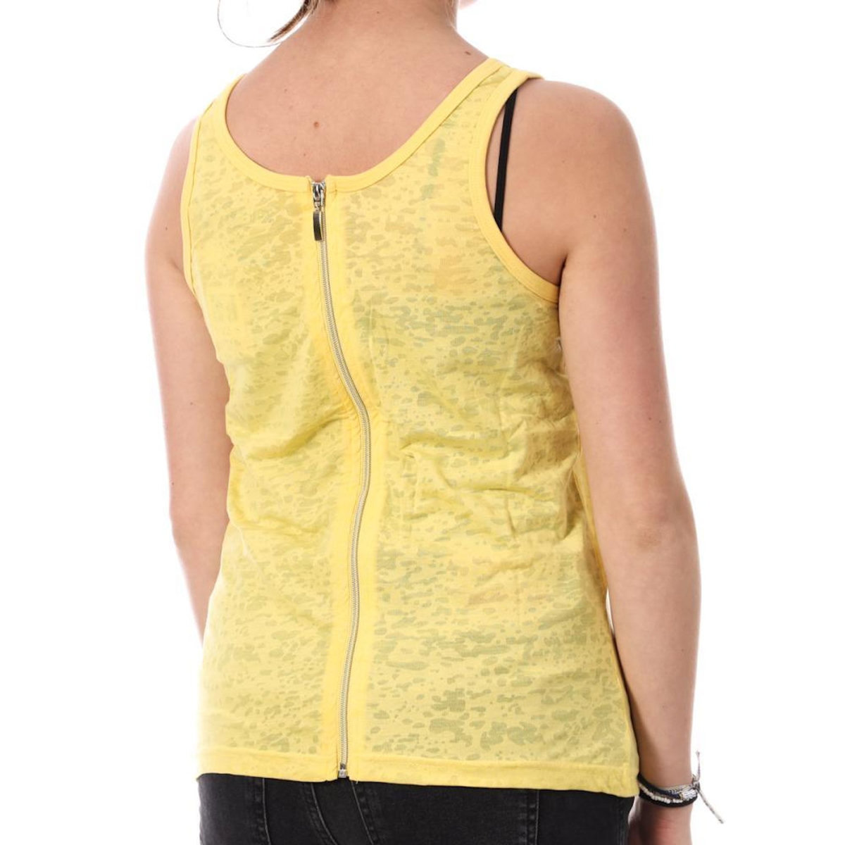 VON DUTCH Débardeur Jaune Femme Von Dutch Zip