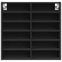 Voir la diapositive 4 : VIDAXL Armoire a vitrine noir 60x8,5x58 cm bois d'ingenierie