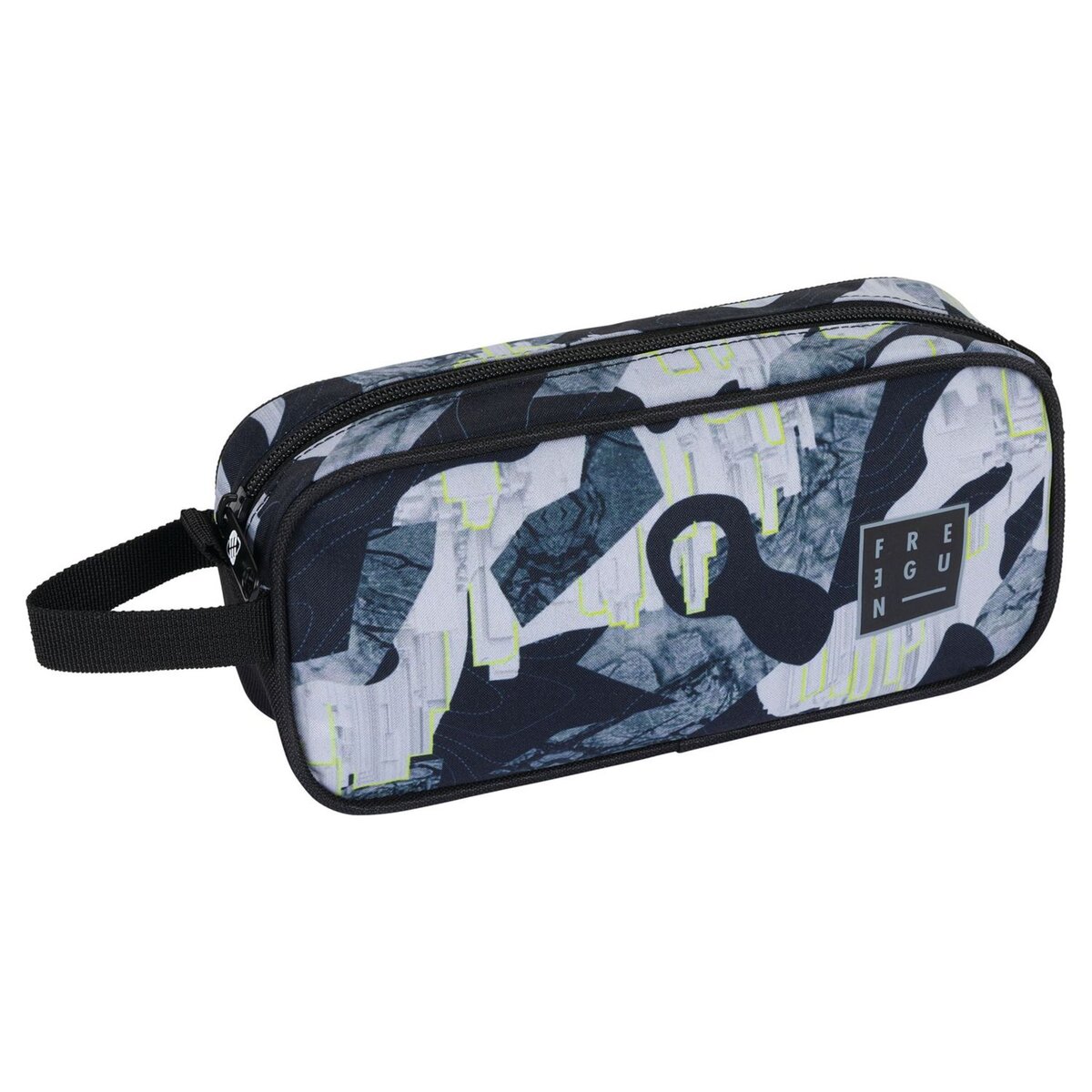 FREEGUN Trousse rectangle 1 compartiment noire