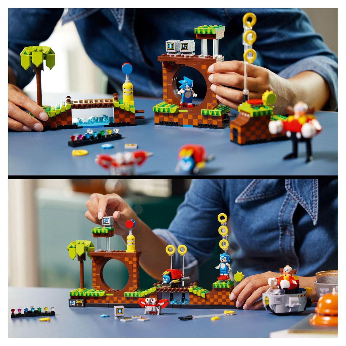 LEGO Ideas 21331 - Sonic the Hedgehog &ndash; Green Hill Zone, Jeu