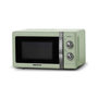 Voir la diapositive 3 : SCHNEIDER Micro-onde 20l Mécanique Vintage Vert Smw20vga Schneider
