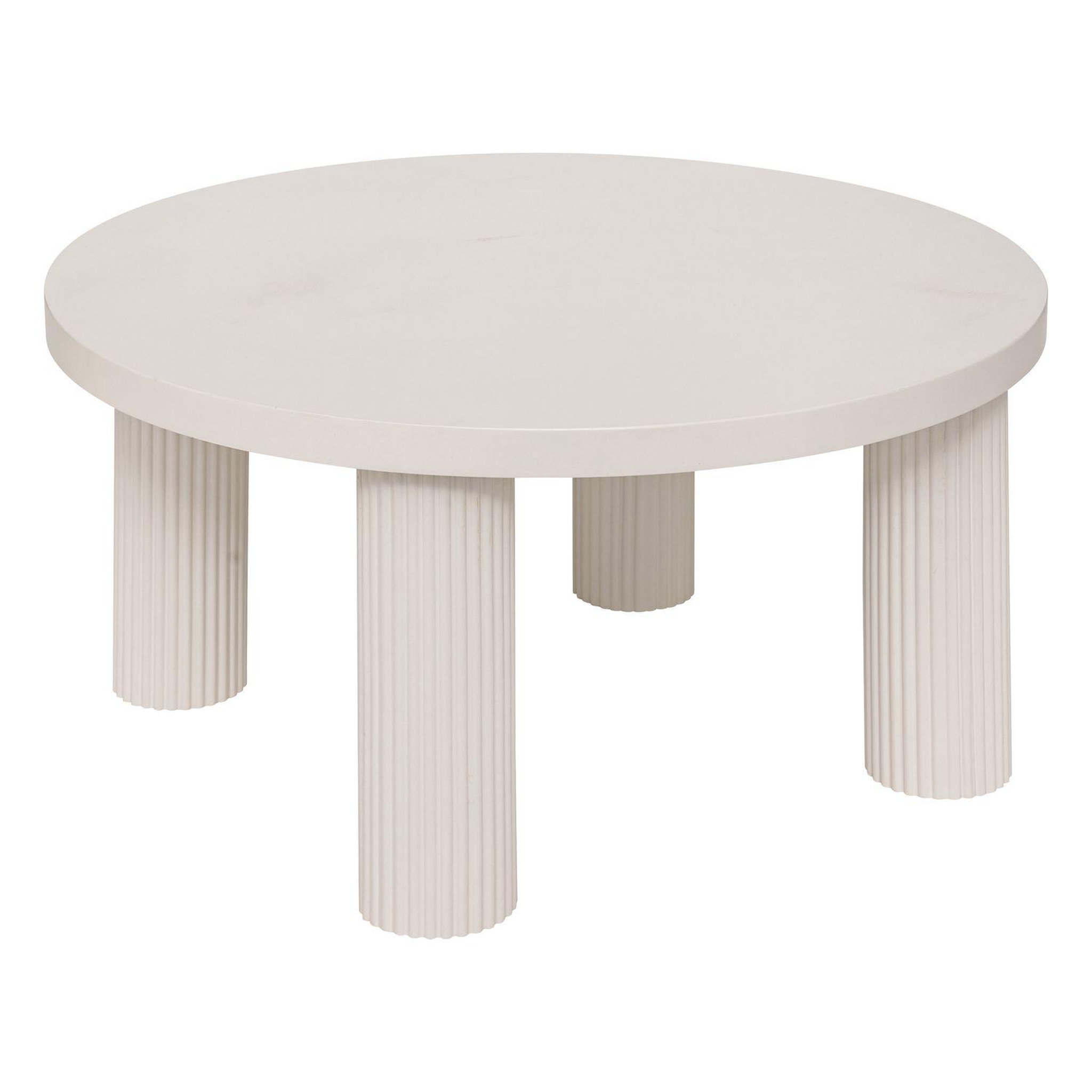 ATMOSPHERA Table basse en bois tella - crème