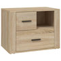 Voir la diapositive 2 : VIDAXL Table de chevet Chene sonoma 60x36x45 cm Bois d'ingenierie